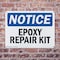 Signmission Epoxy Repair Kit, 10 in W x Rectangle, Plastic OS-2PACK-NS-P-710-L-12116 - alternate 3